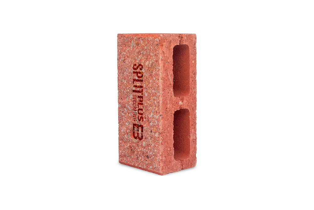 BLOCK SPLIT DECORATIVO 15X20X40 ROJO - Imagen 3